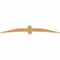 Ekena Millwork Bellingham Timber Gable Bracket, Western Red Cedar, 84"W x 14"H x 1 1/2"D x 5 1/2"F, 4/12 Pitch GBW084X14X0206BEL00SWR - alternate 4